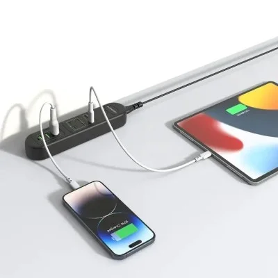 Porodo 50W Multi-Port Usb Charging Hub - Black